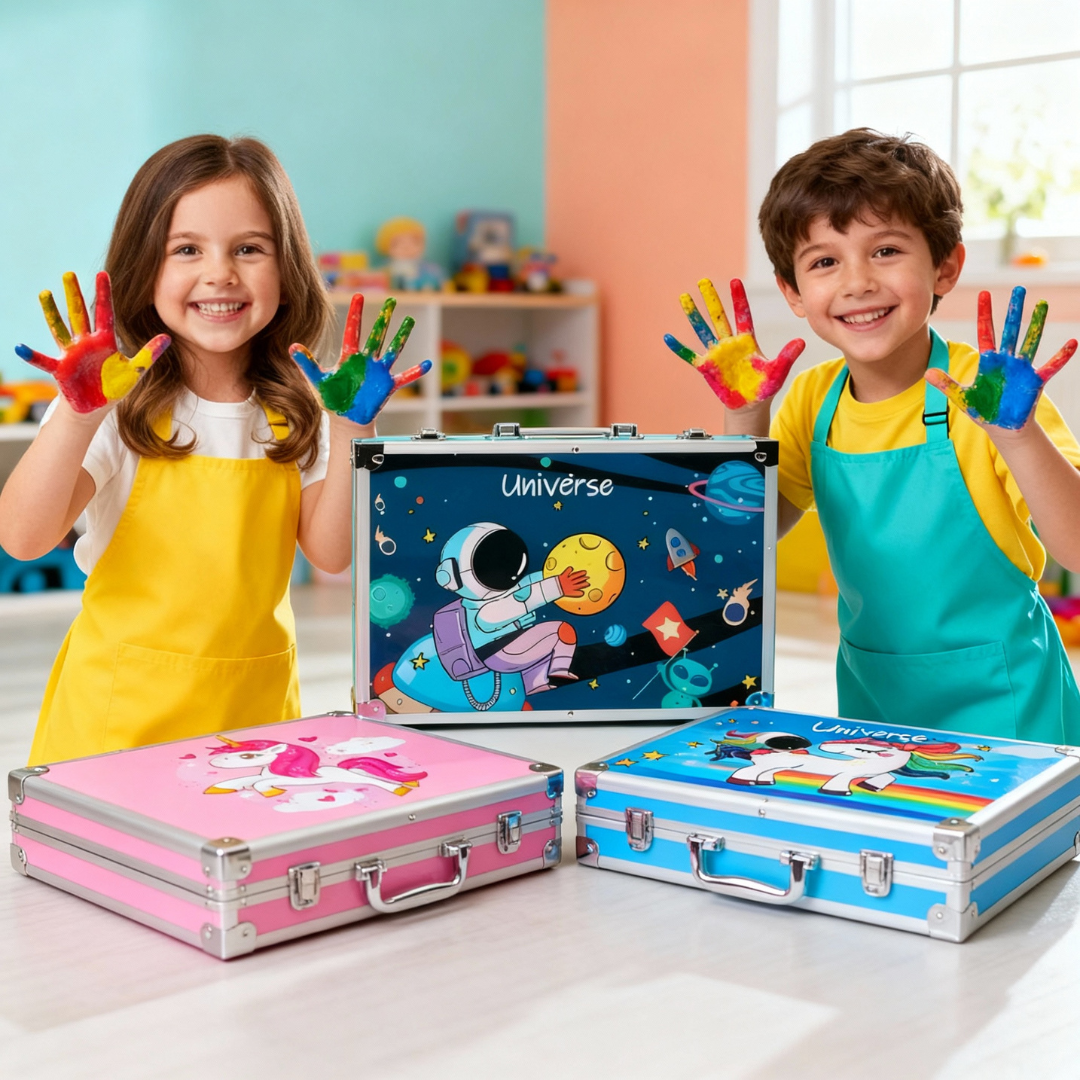 SET DE ARTE CREATIVO | MALETIN METALICO
