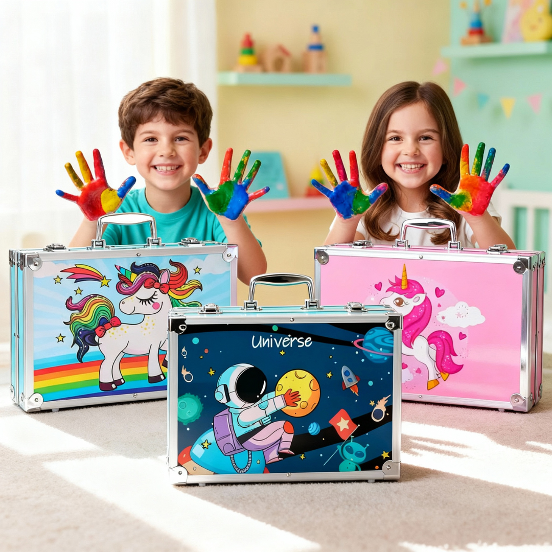 SET DE ARTE CREATIVO | MALETIN METALICO