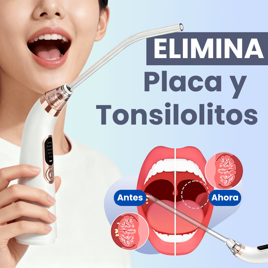 Kit eliminador de tonsilolitos | Elimina el mal aliento