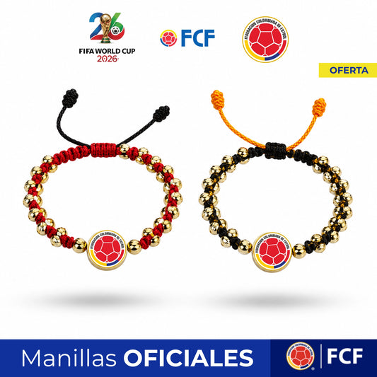 Manilla Selección Colombia | Edición Luxury en baño de oro