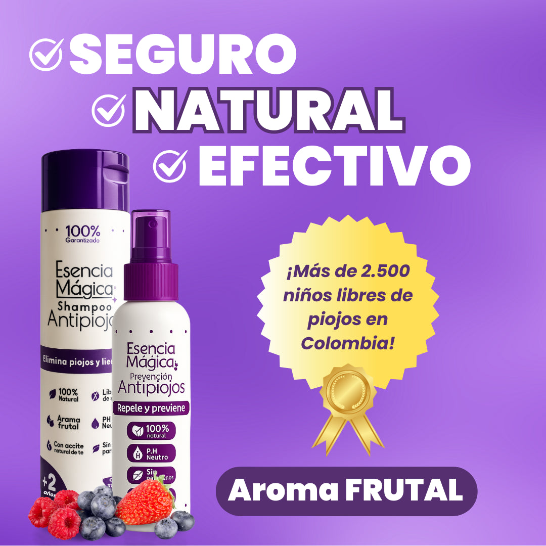 KIT ANTIPIOJOS | Elimina y previene piojos y liendres