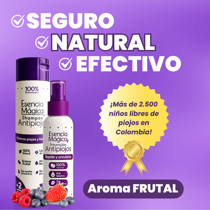 KIT ANTIPIOJOS | Elimina y previene piojos y liendres