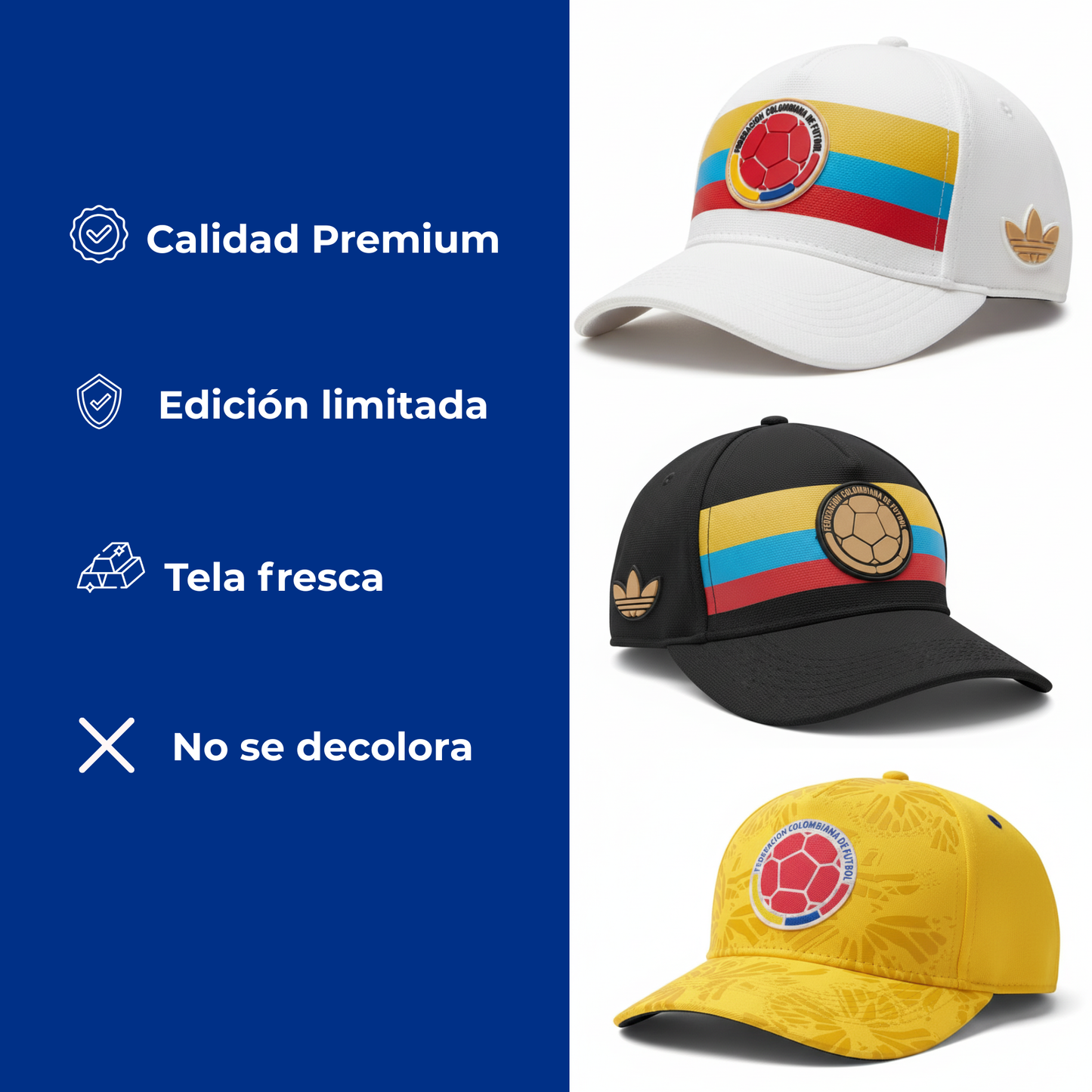 Gorra edición Mundial 2026 | Colombia Premium