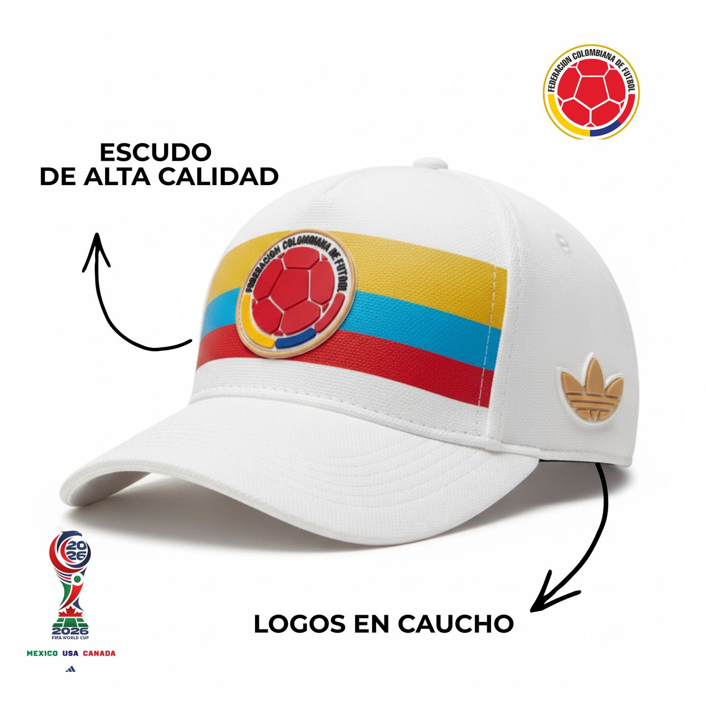Gorra edición Mundial 2026 | Colombia Premium