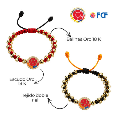 Manilla Selección Colombia | Edición Luxury en baño de oro