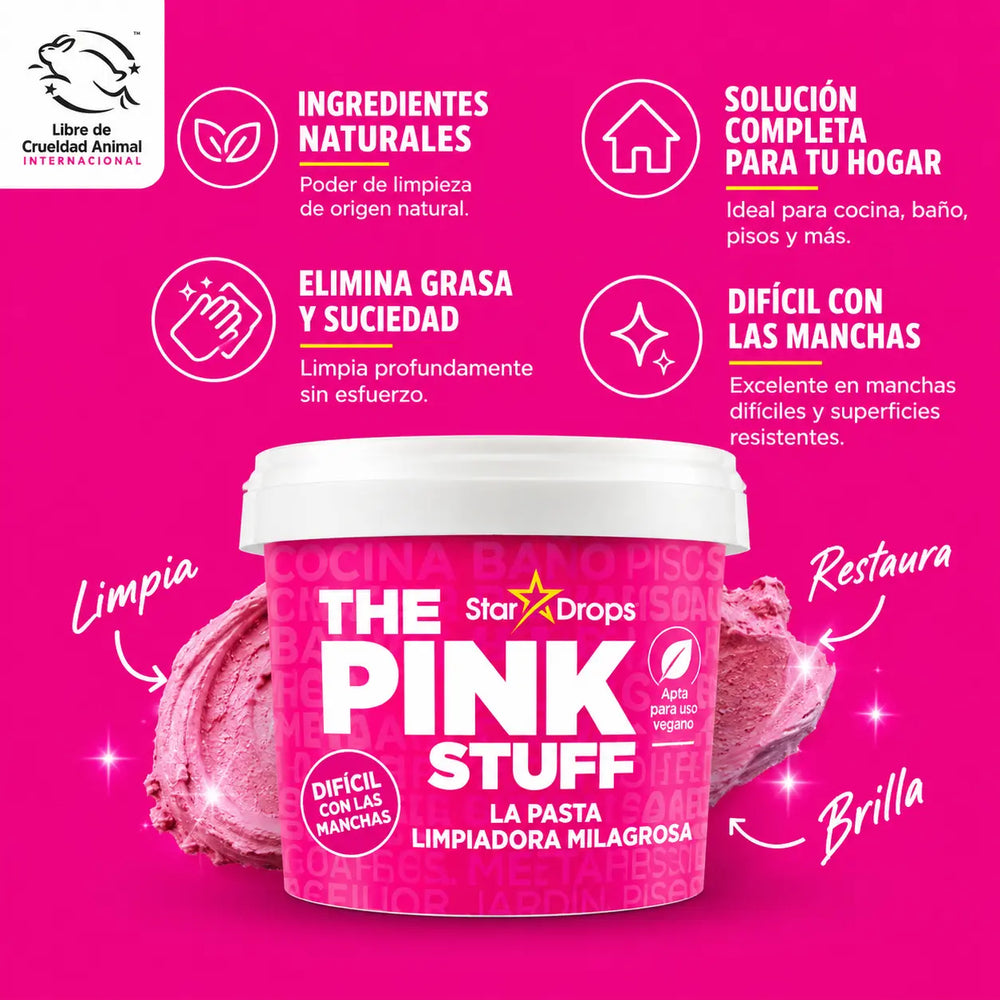 The Pink Stuff | Removedor de suciedad, grasa y manchas difíciles.