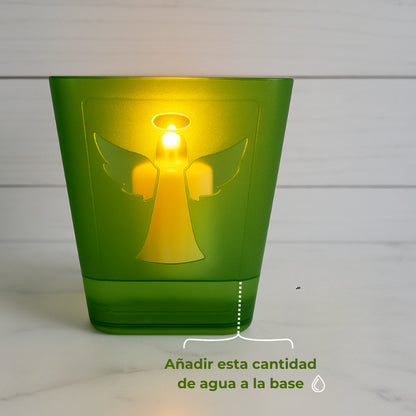 FAROLES NAVIDEÑOS CAJA X 6 UNIDADES ¡GRATIS VELAS!