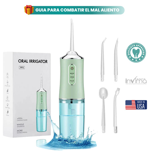 IRRIGADOR ORAL ANTISARRO RECARGABLE