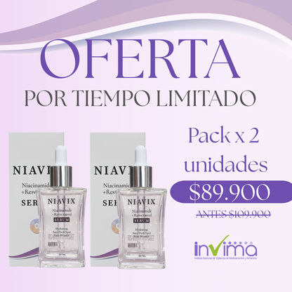 Serum Niacinamida + Resveratrol | Elimina melasma