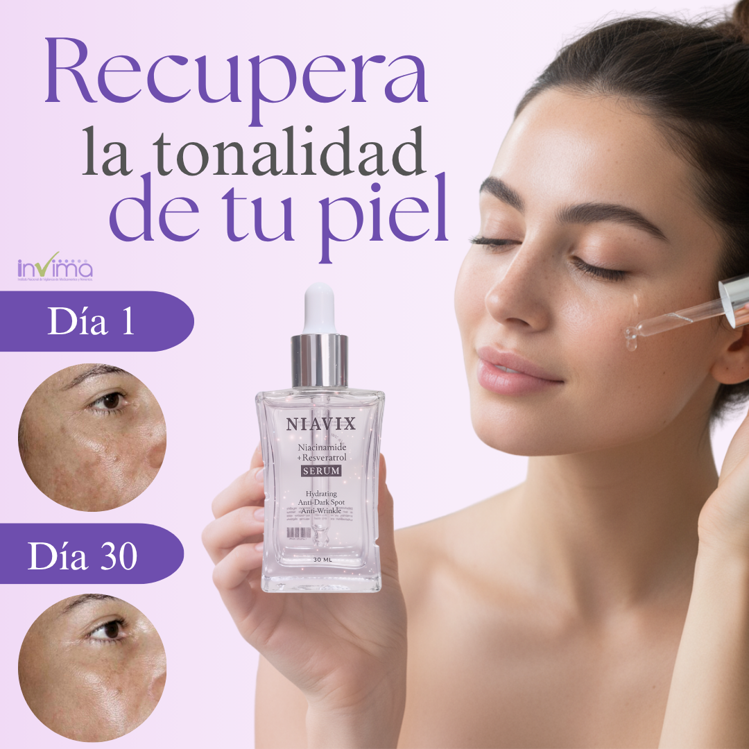 Serum Niacinamida + Resveratrol | Elimina melasma