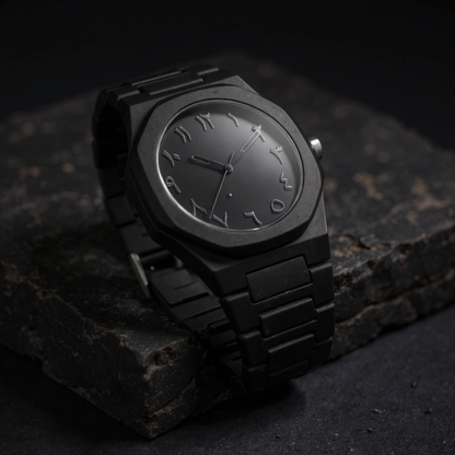 Reloj impermeable con esfera árabe | A prueba de agua