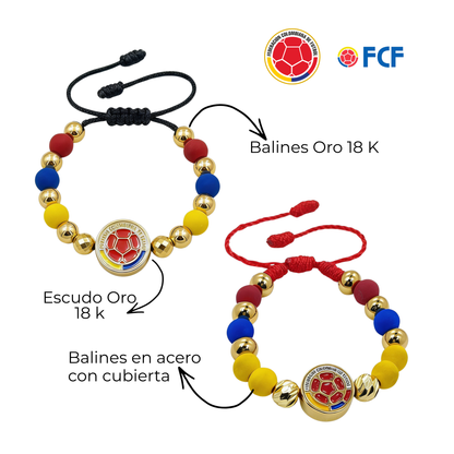Manilla Oficial Selección Colombia | Baño de Oro 18k
